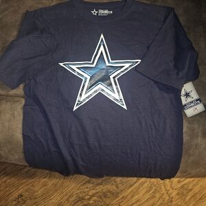 NFL Dark Blue Star Emblem Short Sleeve Tee
